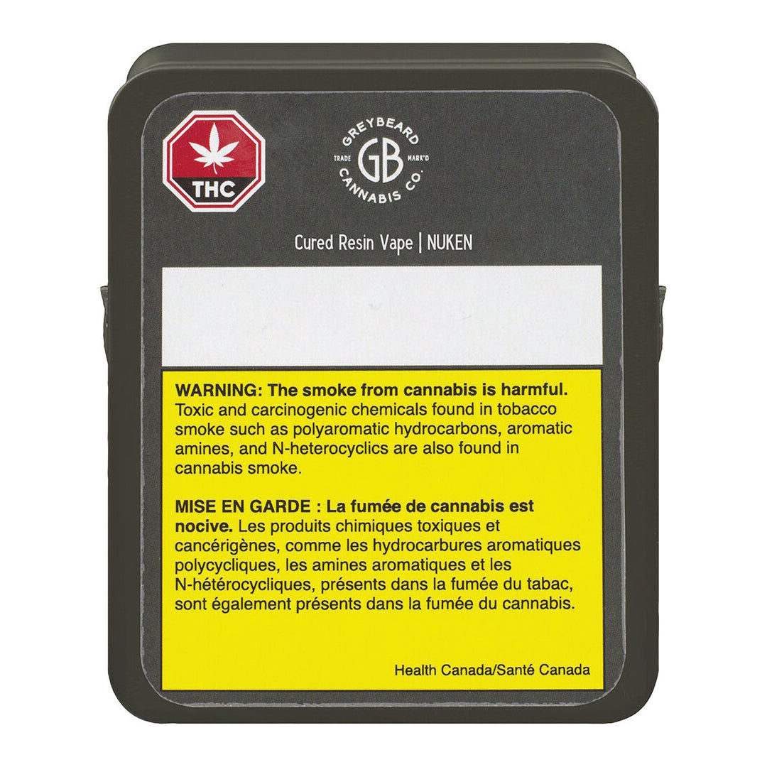 GREYBEARD NUKEN CURED RESIN (H) 510 - 1G