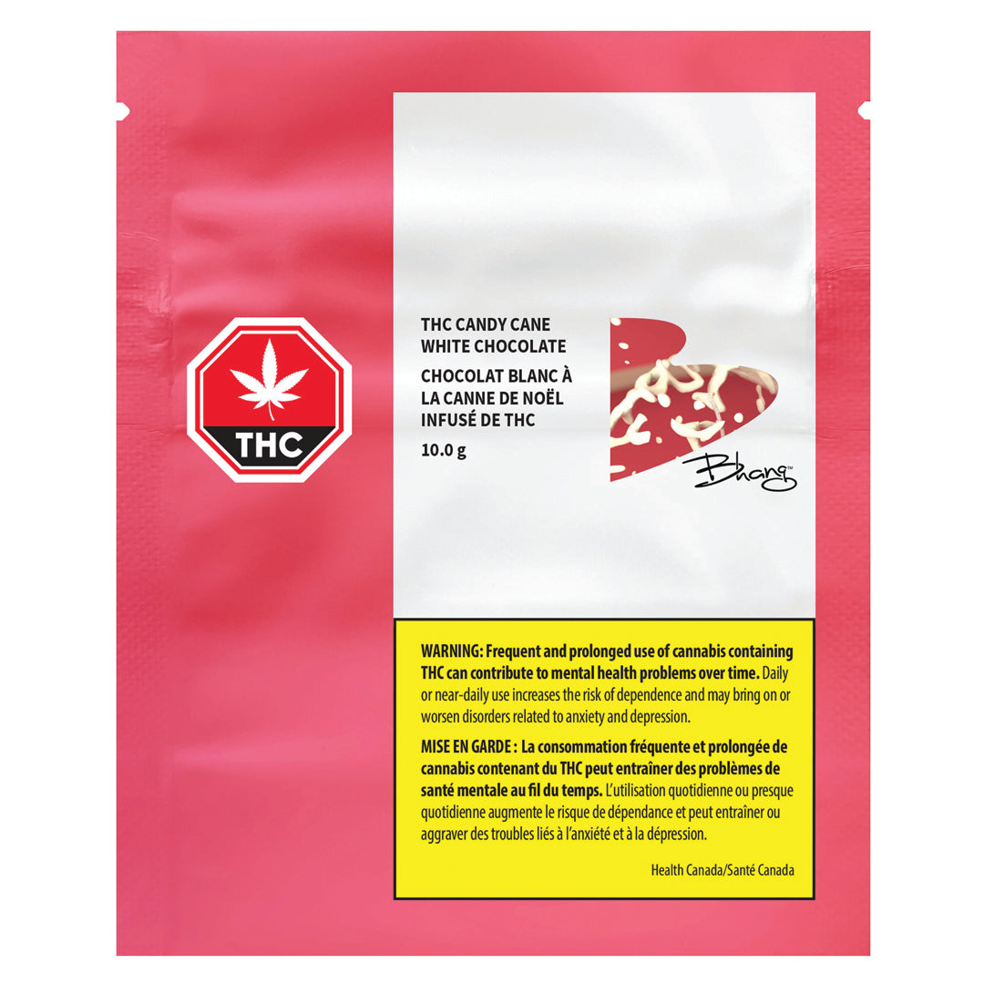BHANG WHITE CHOCOLATE CANDY CANE (H) CHOC - 10MG X 1