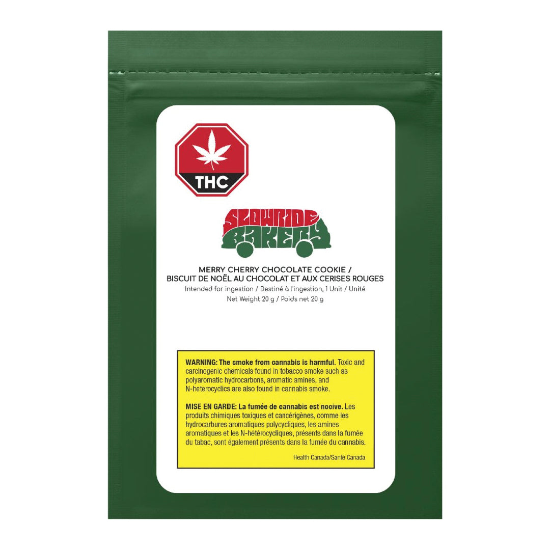 SLOWRIDE BAKERY MERRY CHERRY CHOCOLATE (H) COOKIE - 10MG X 1