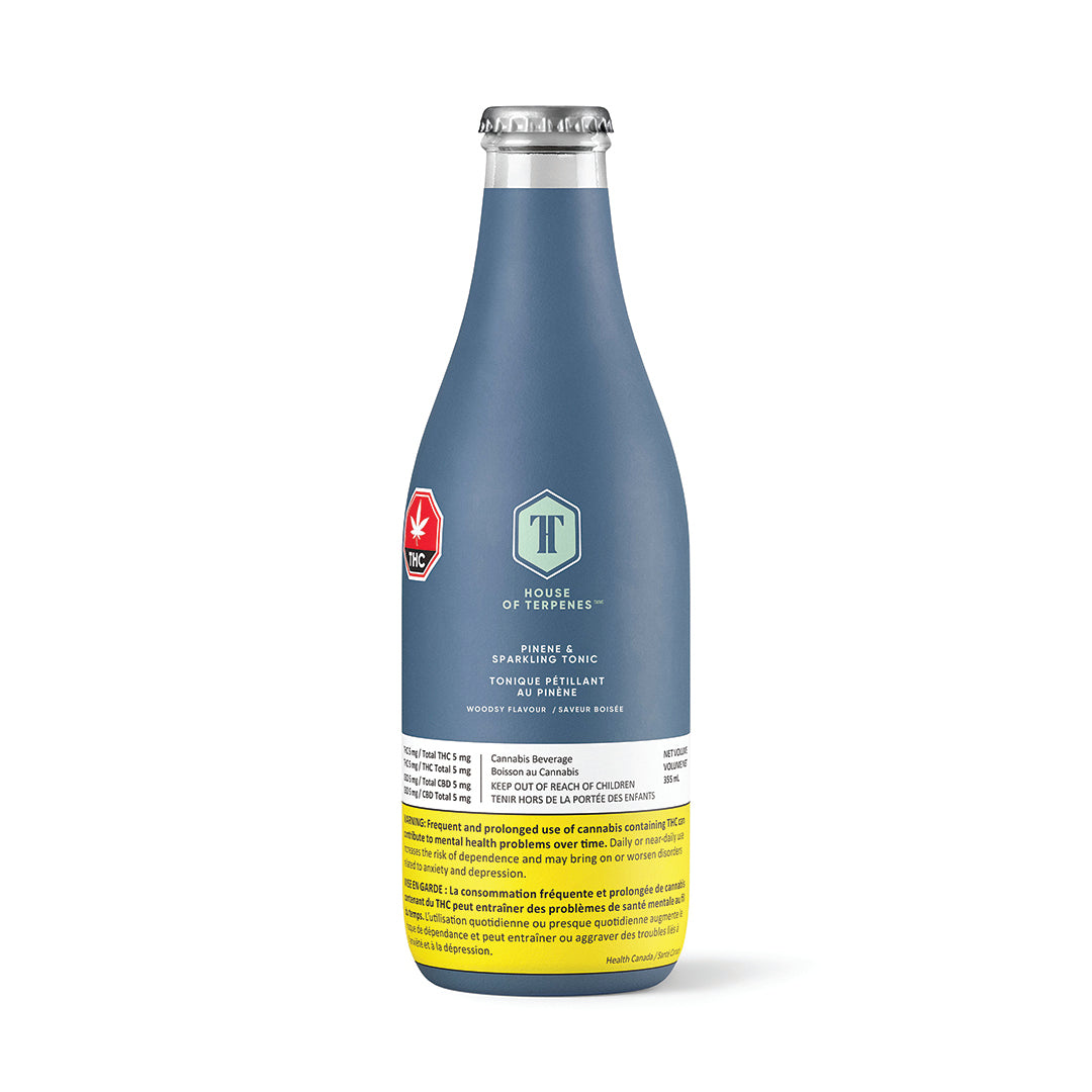 HOUSE OF TERPENES PINENE (H) BEV - 5MG THC : 5MG CBD X 355ML