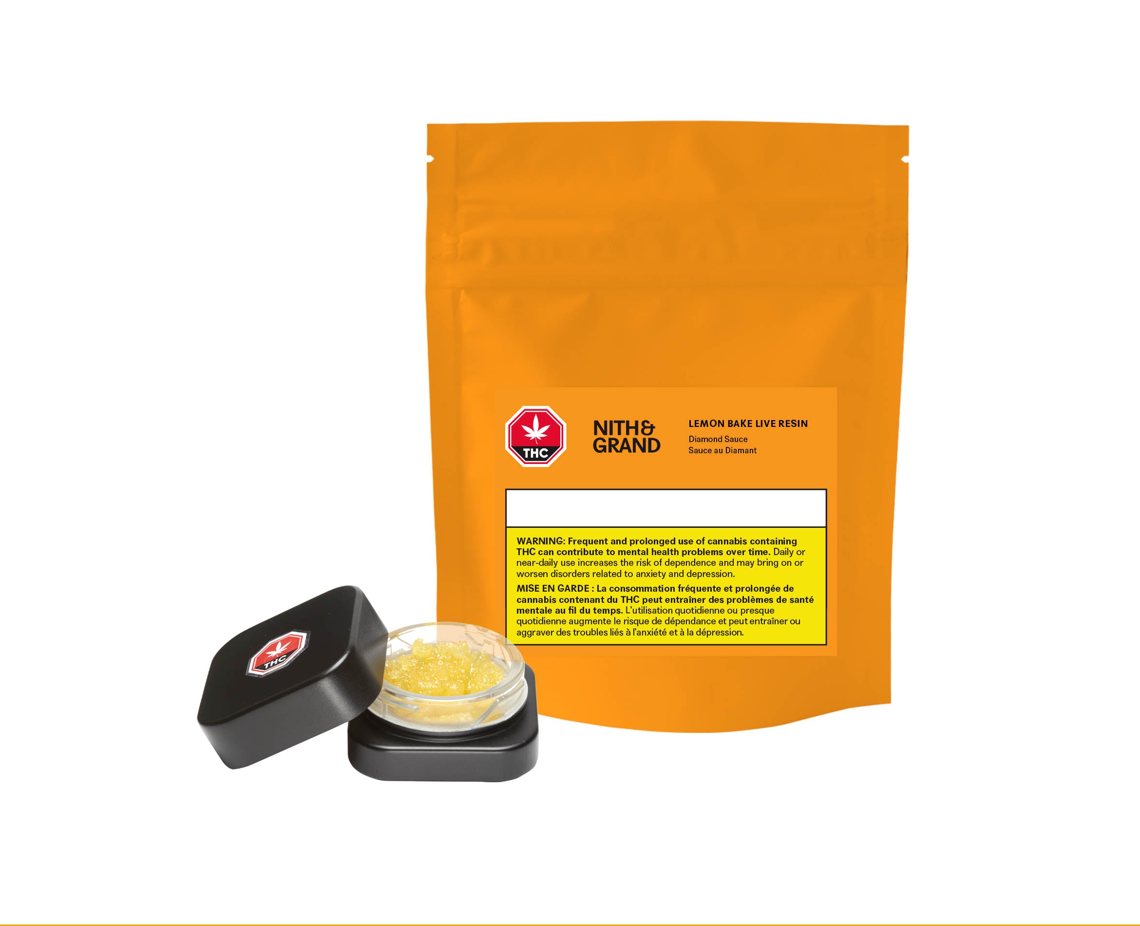 NITH & GRAND LEMON BAKE LIVE RESIN (S) DIAMOND SAUCE - 1G