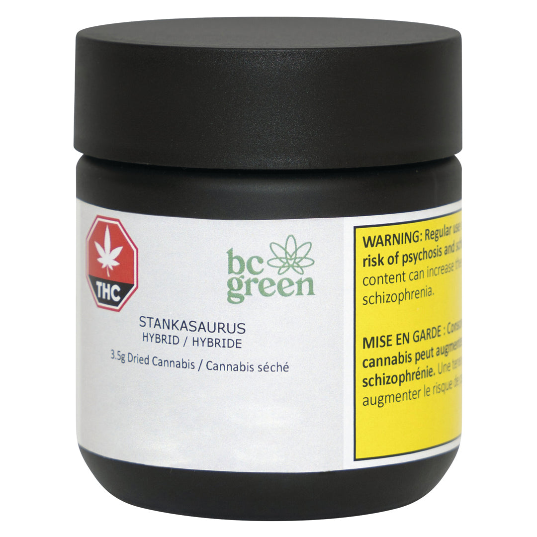 BC GREEN STANKASAURUS (H) DRIED - 3.5G