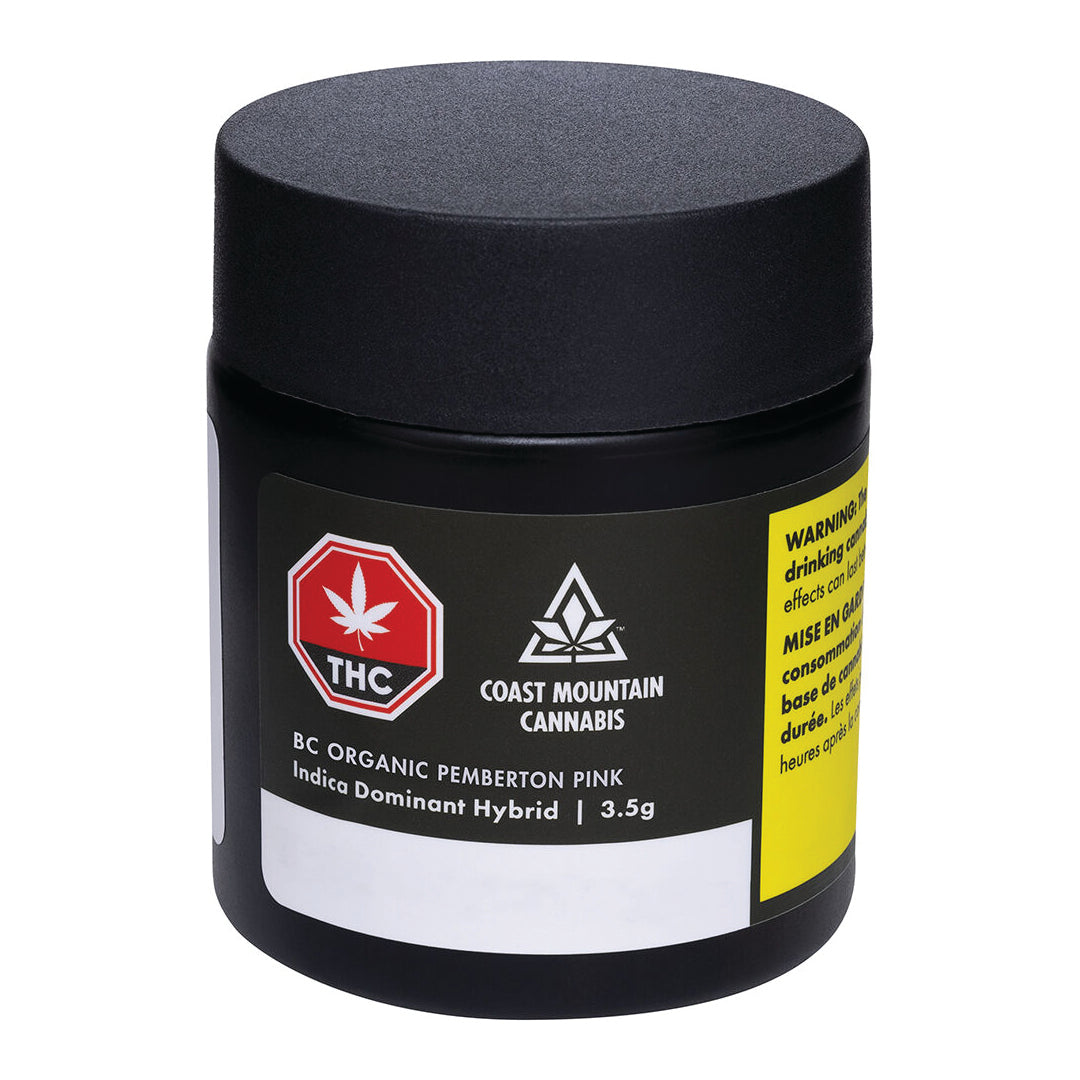 COAST MOUNTAIN BC ORGANIC PEMBERTON PINK (IND) DRIED - 3.5G