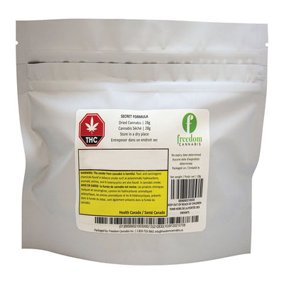 FREEDOM CANNABIS SECRET FORMULA (IND) DRIED - 28G