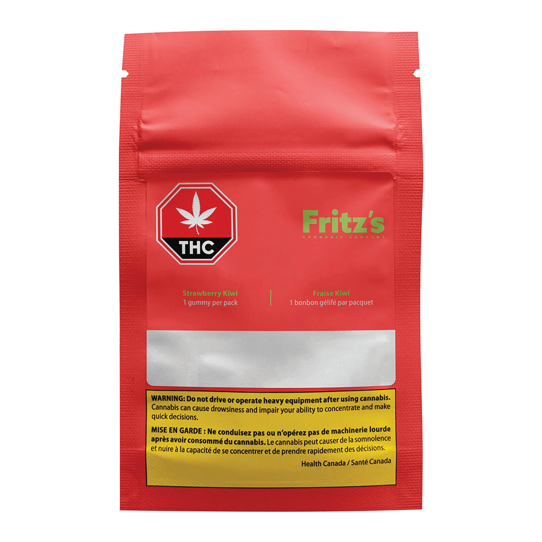 FRITZS CANNABIS STRAWBERRY KIWI (H) CHEW - 10MG THC X 1