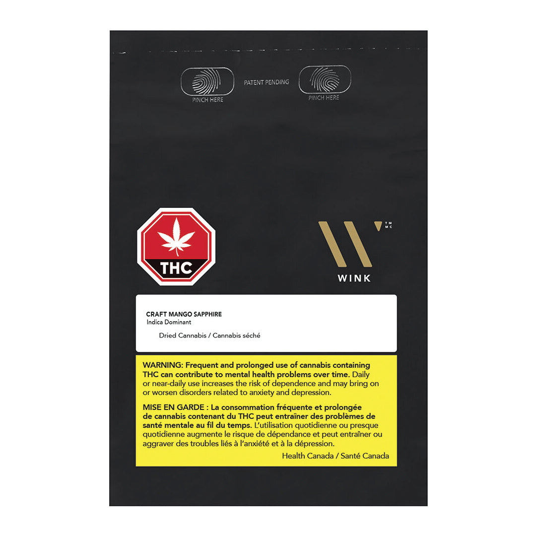 WINK CRAFT MANGO SAPPHIRE (IND) DRIED - 3.5G