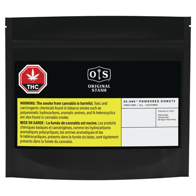 ORIGINAL STASH OS.ONE POWDERED DONUTS (S) DRIED - 28G