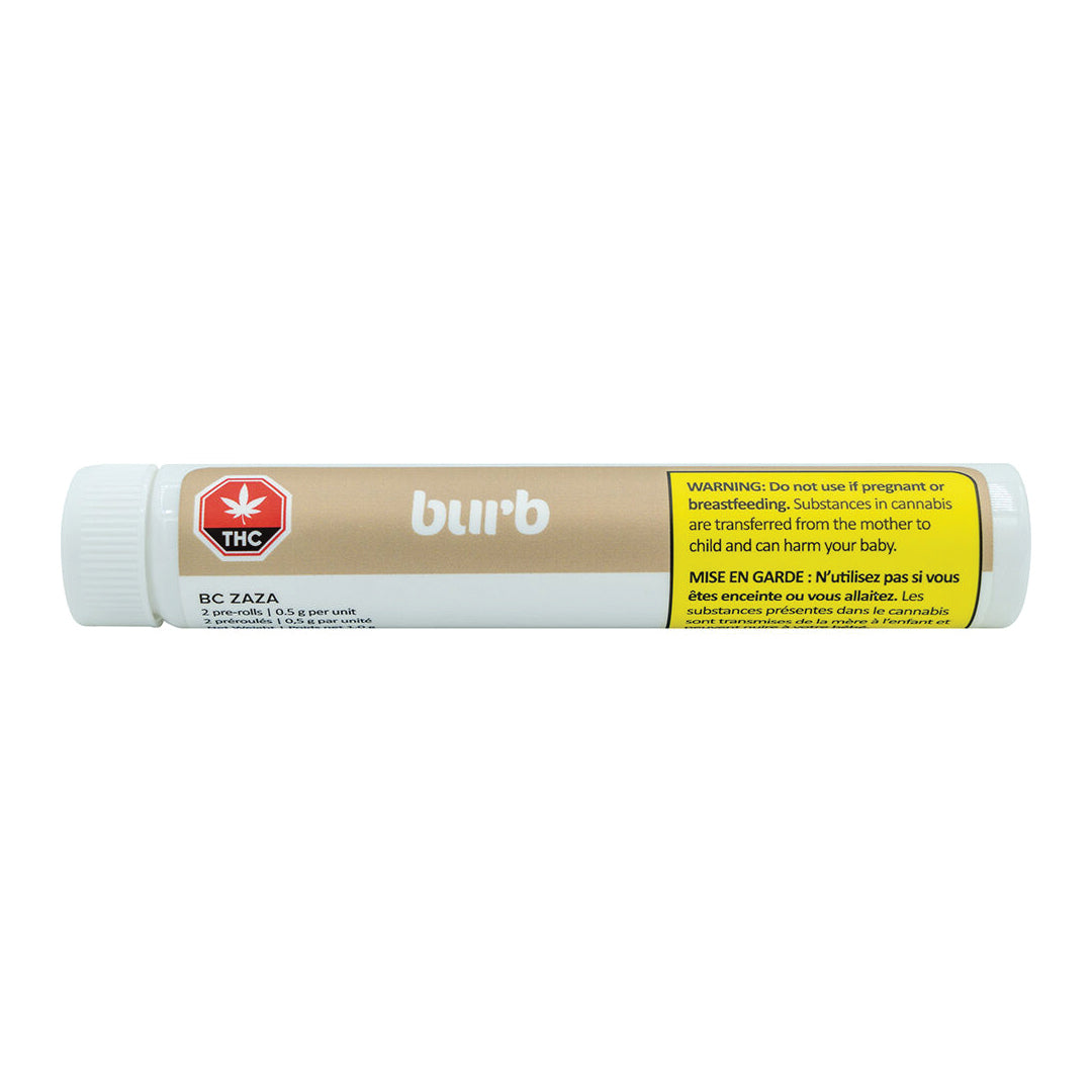 BURB BC ZAZA (H) PRE-ROLL - 0.5G X 2