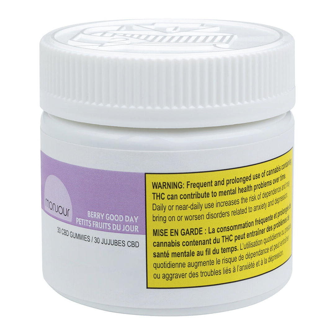 MONJOUR BARE BERRY GOOD DAY (H) CHEW - 20MG CBD X 30