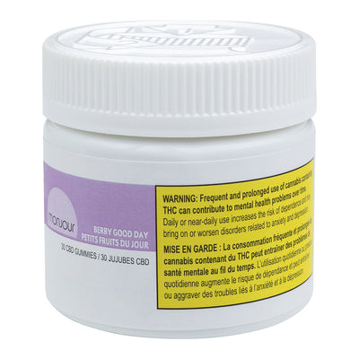 MONJOUR BARE BERRY GOOD DAY (H) CHEW - 20MG CBD X 30