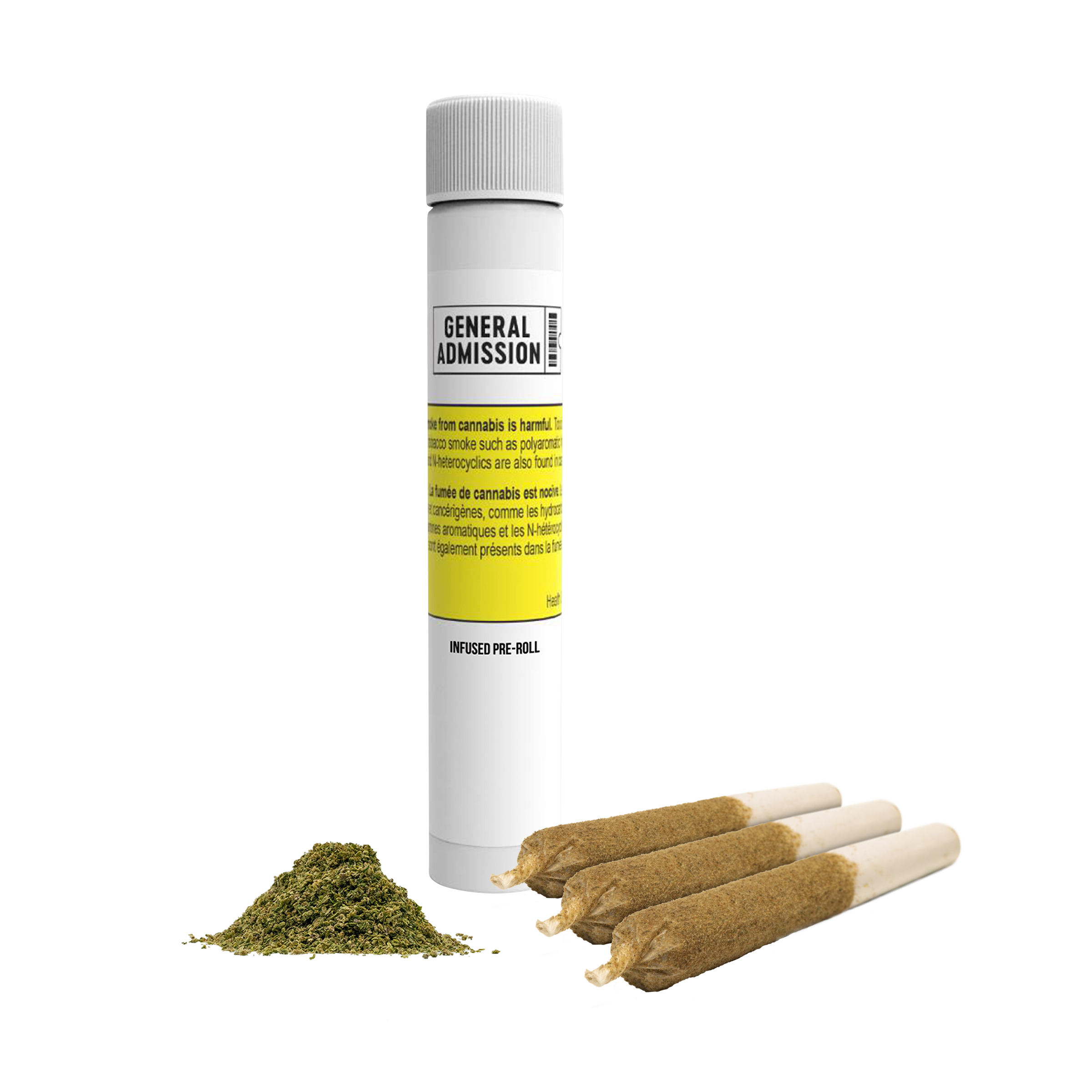 GENERAL ADMISSION STRAWNANA (IND) INF PRE-ROLL - 0.5G X3