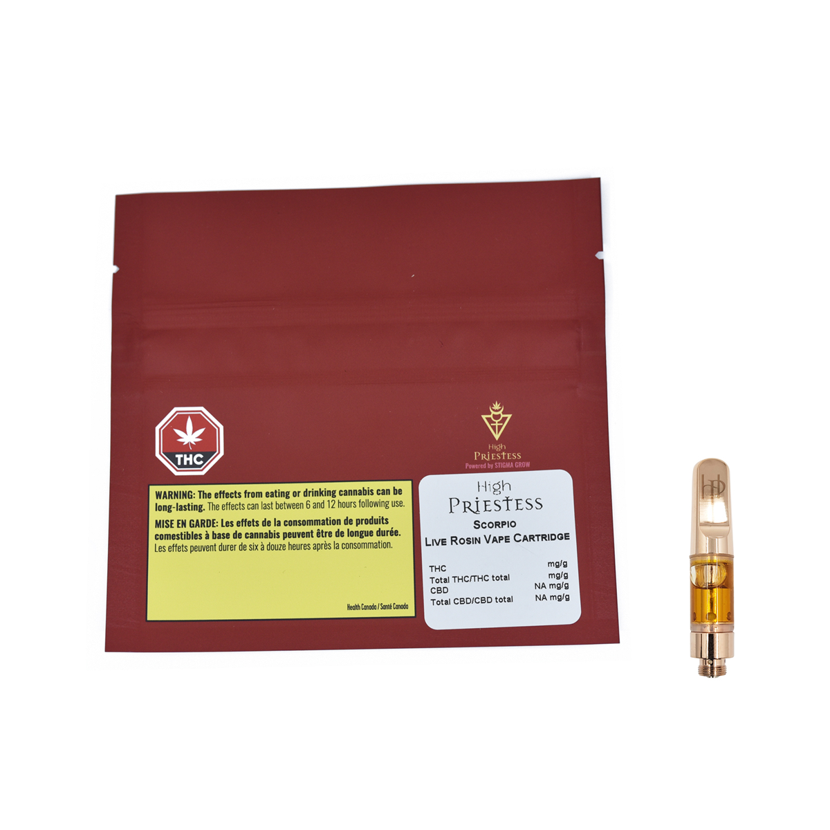 HIGH PRIESTESS SCORPIO LIVE ROSIN (H) 510 - 1G