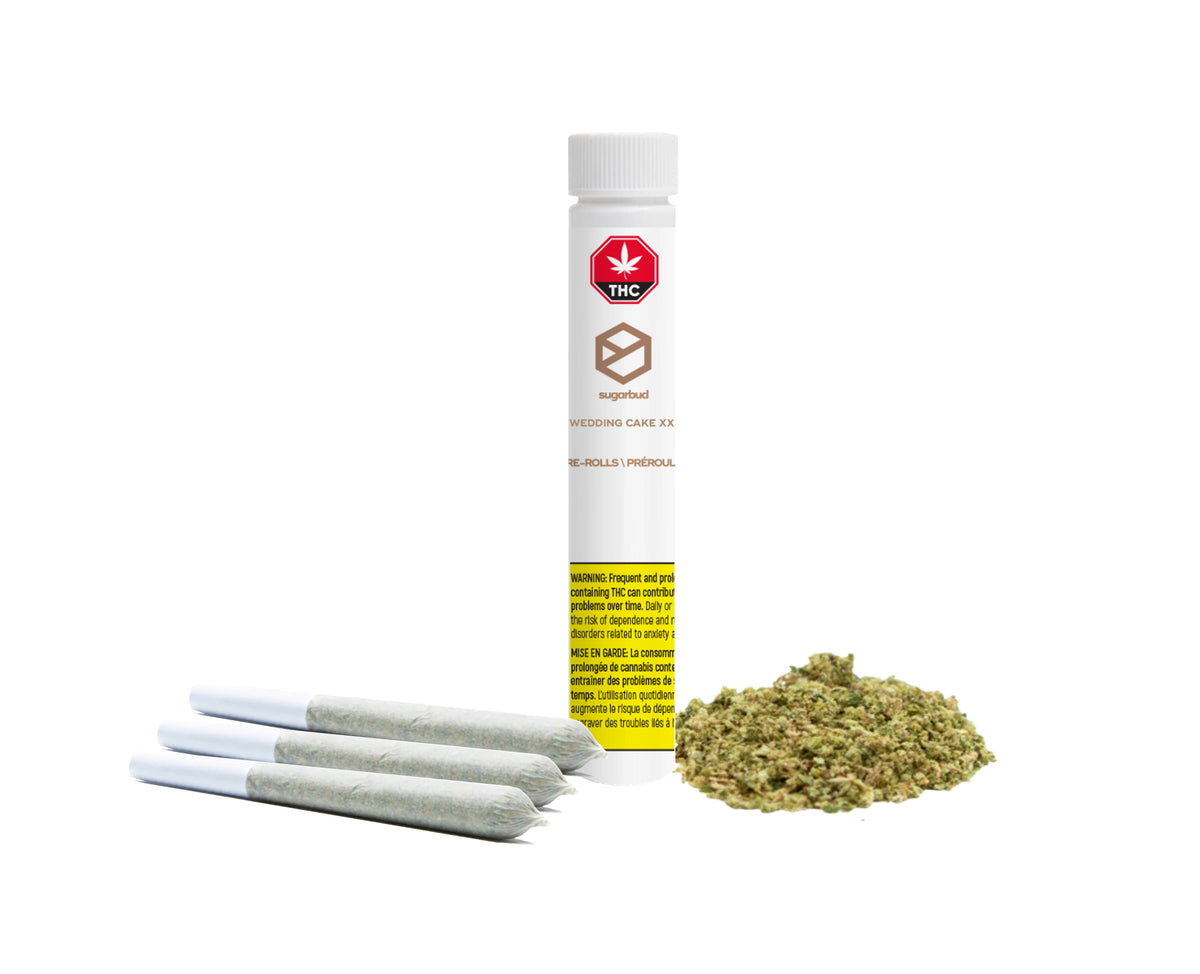 SUGARBUD WEDDING CAKE XX (H) PRE-ROLL - 0.5G X 3