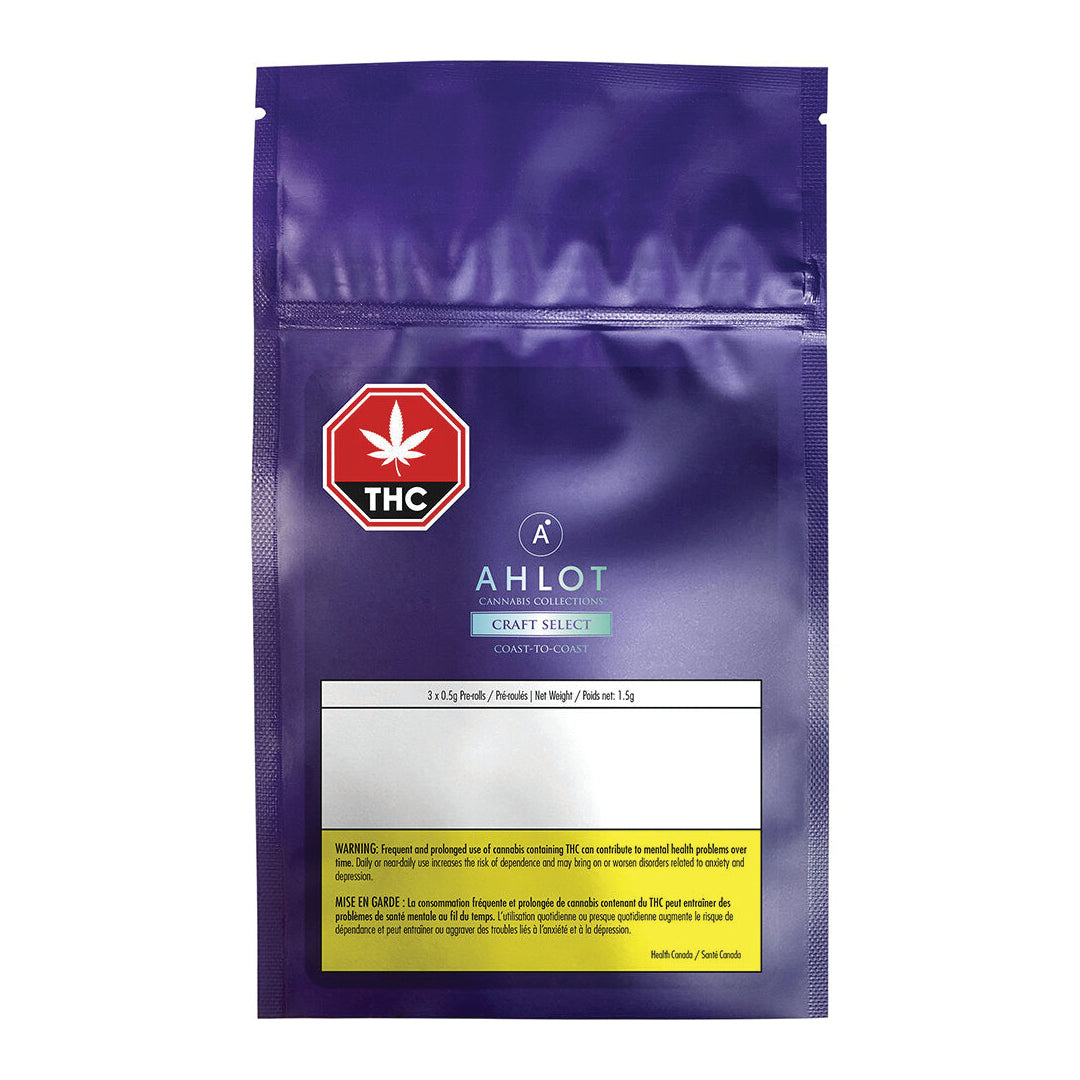 AHLOT COAST TO COAST (H) PRE-ROLL - 0.5G X 3