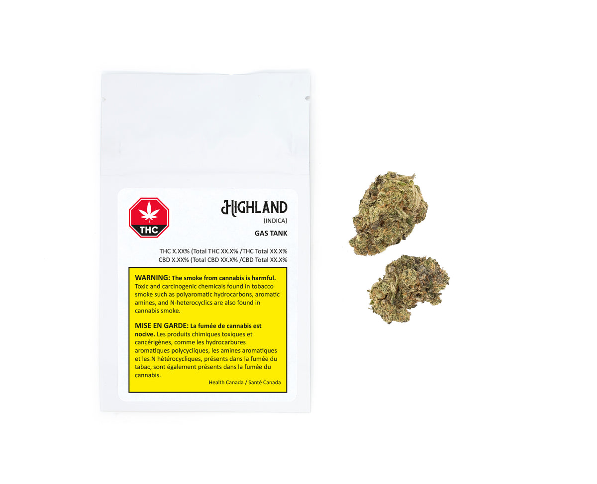 HIGHLAND GROW GAS TANK (IND) DRIED - 3.5G