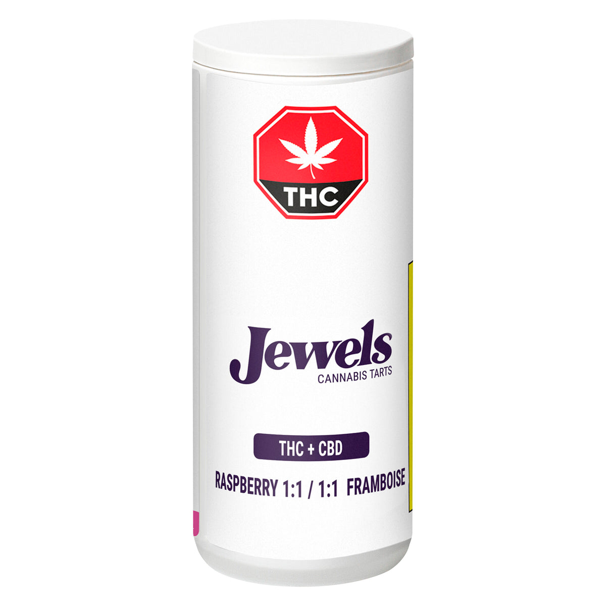 JEWELS RASPBERRY (H) CANDY - 1MG THC : 1 MG CBD X 10