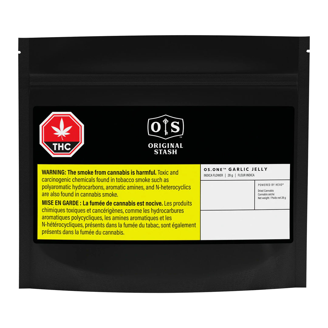 ORIGINAL STASH OS ONE GARLIC JELLY (IND) DRIED - 28G