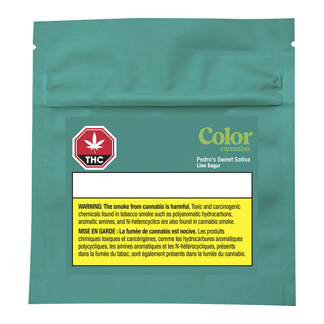 COLOR CANNABIS PEDROS SWEET SATIVA (S) LIVE SUGAR - 1G