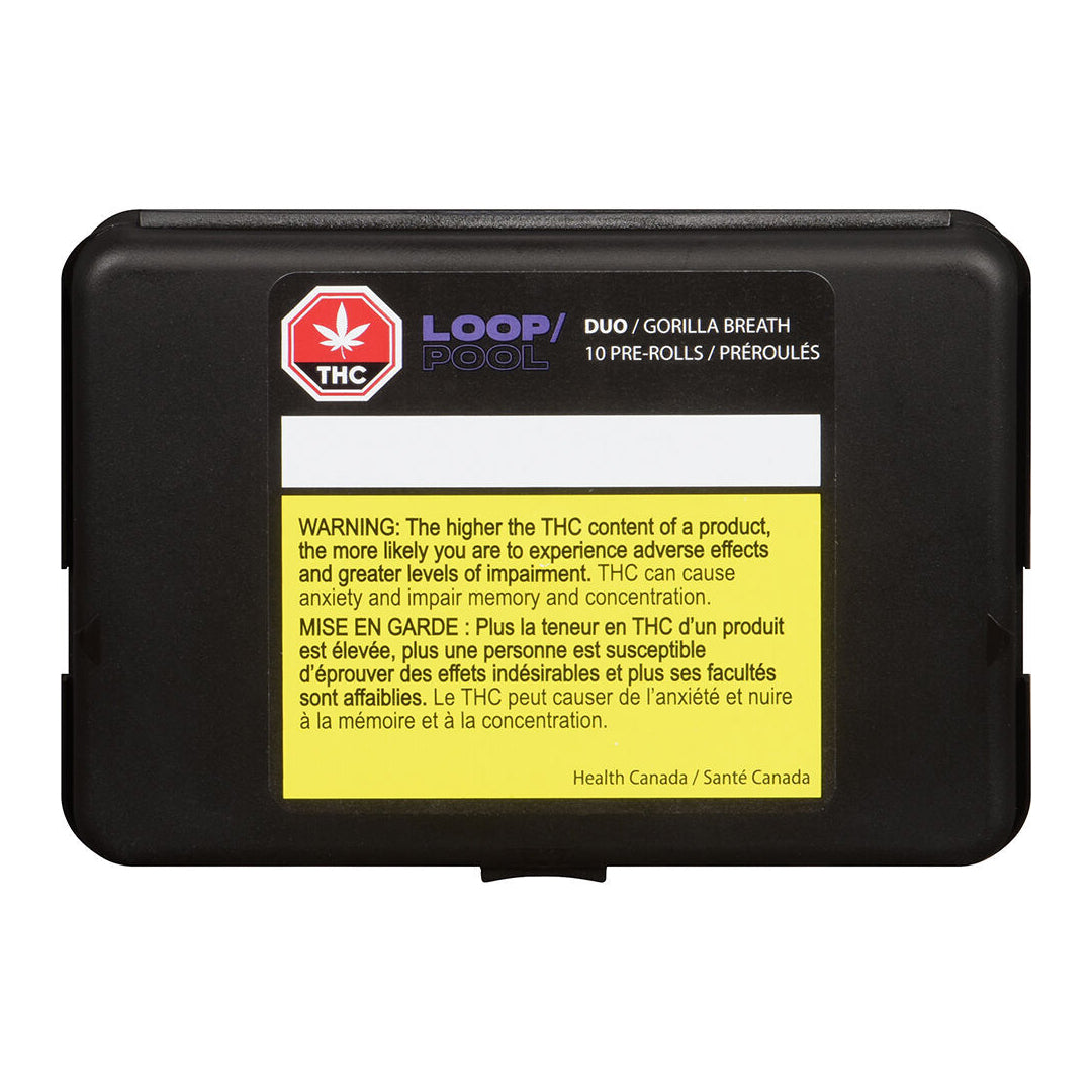 LOOP POOL DUO GORILLA BREATH (H) PRE-ROLL - 0.35GX10