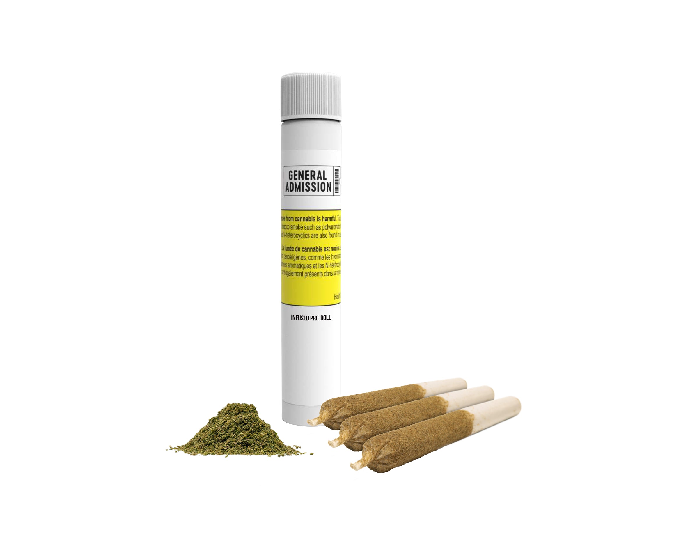 GENERAL ADMISSION HONEYDEW BOBA (S) INF PRE-ROLL 0.5GX3