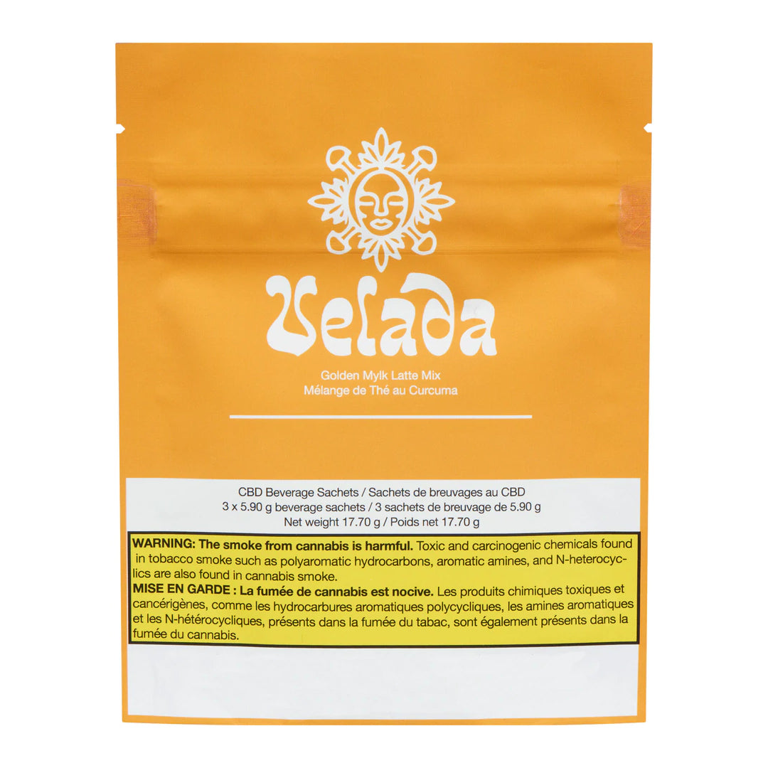 VELADA GOLDEN MILK LATTE MIX (H) POWDER - 30MG CBD X 3