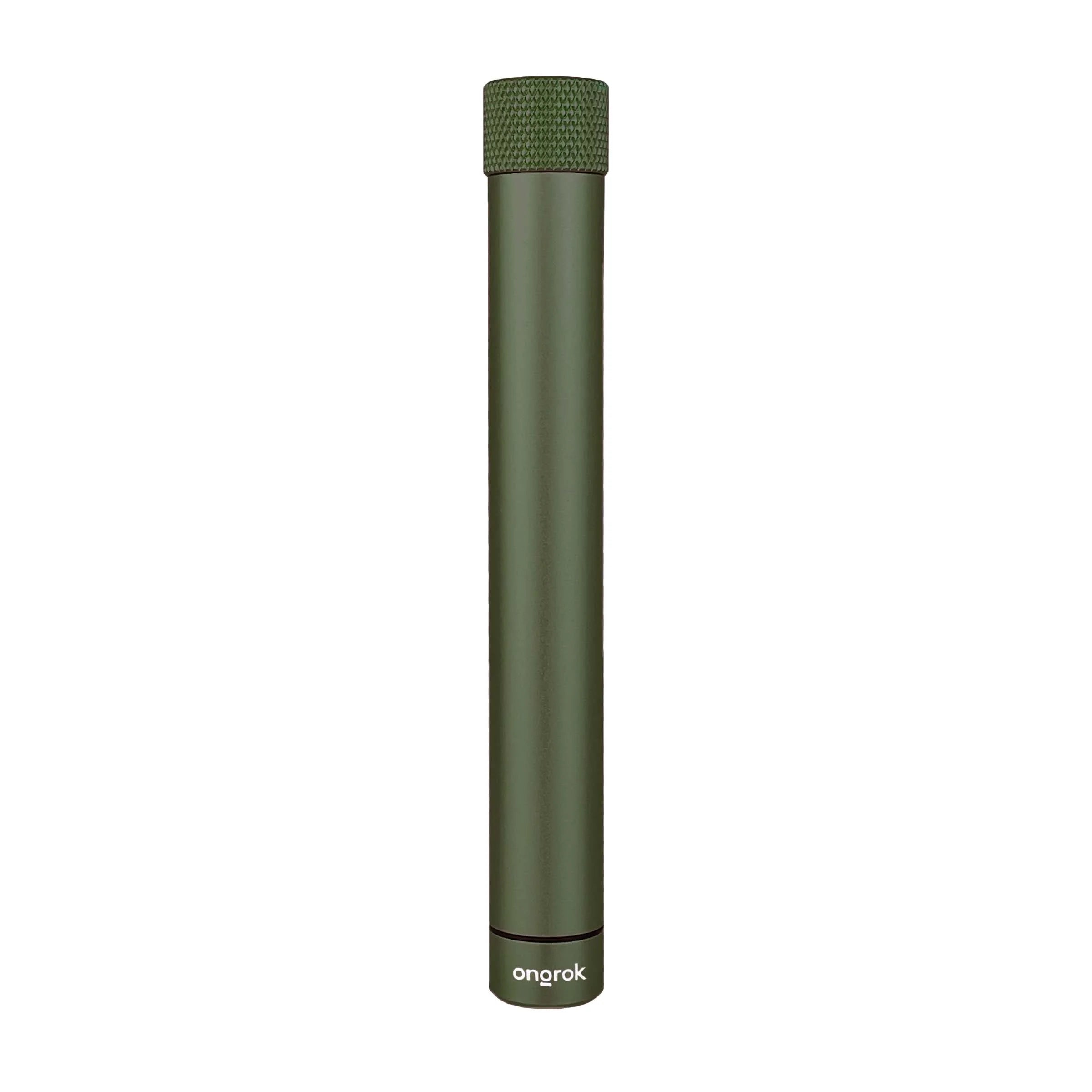 ONGROK SMELL PROOF ALUMINUM STORAGE TUBE - GREEN