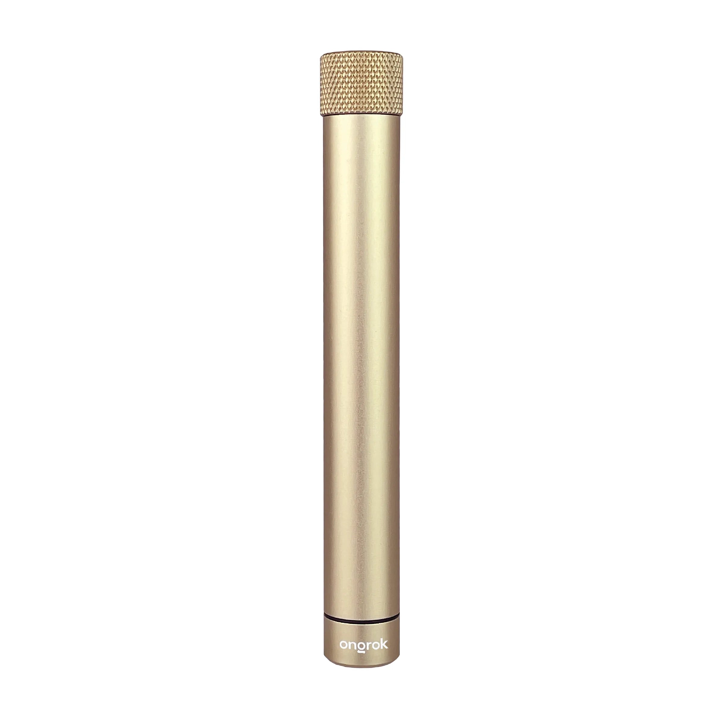 ONGROK SMELL PROOF ALUMINUM STORAGE TUBE - GOLD