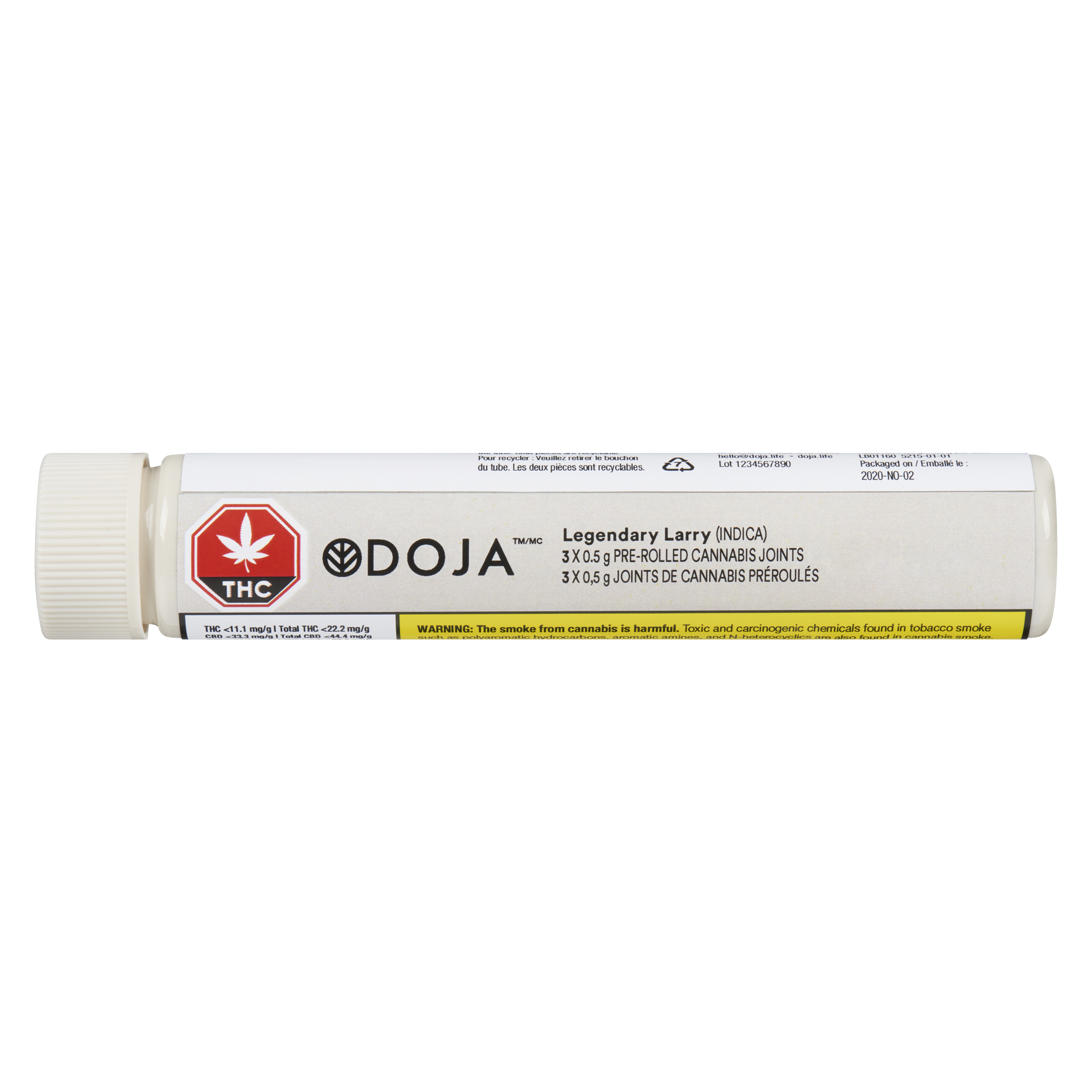 DOJA LEGENDARY LARRY (IND) PRE-ROLLS - 0.5G X 3