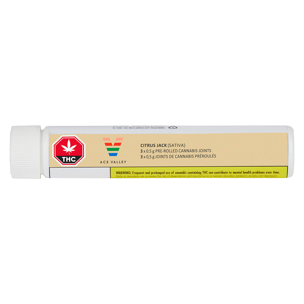 ACE VALLEY CITRUS JACK (S) PRE-ROLLS - 0.5G X 3