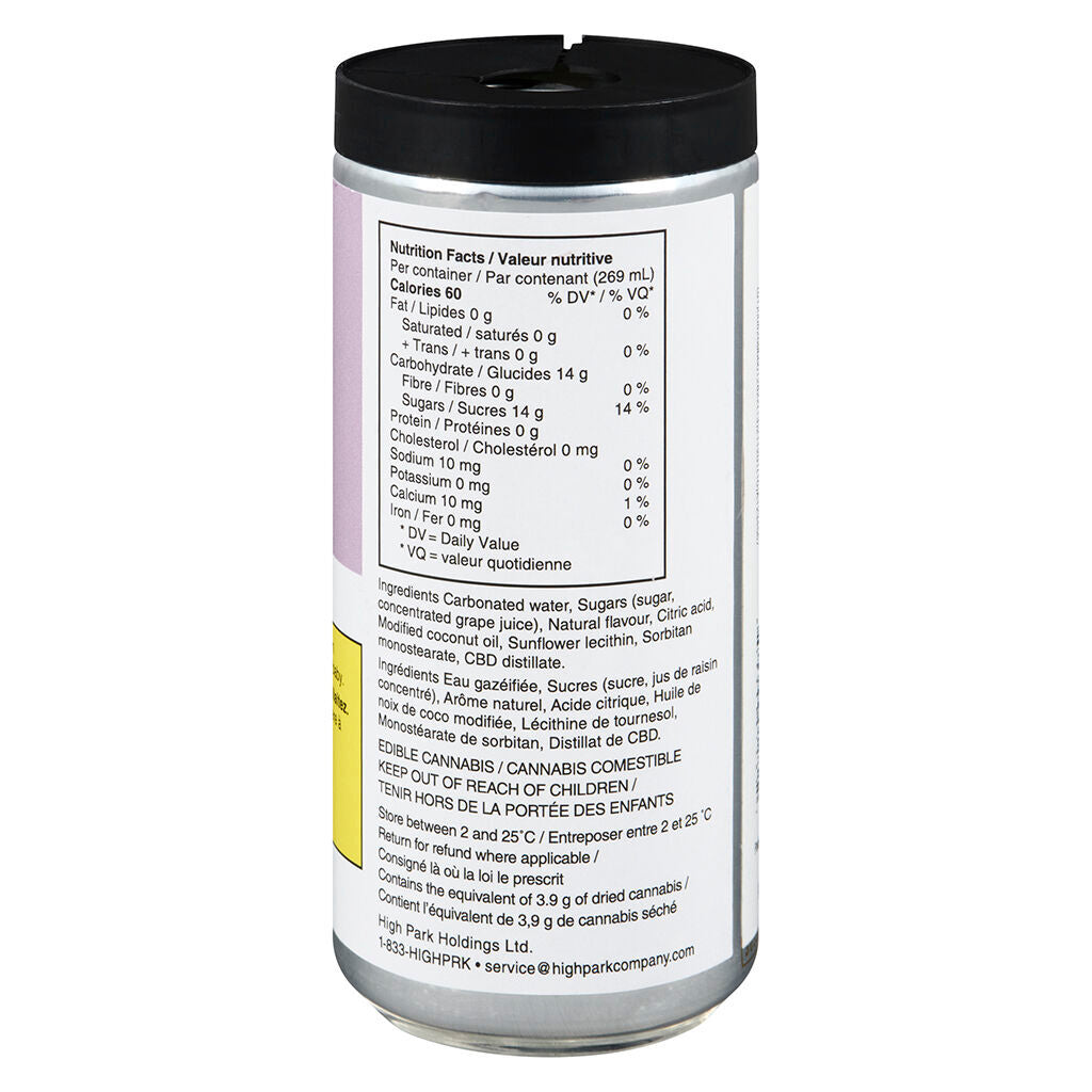 7 WANDERS LAVENDER BB CBD SPARKLING (H) BEV - 25MG - 269ML