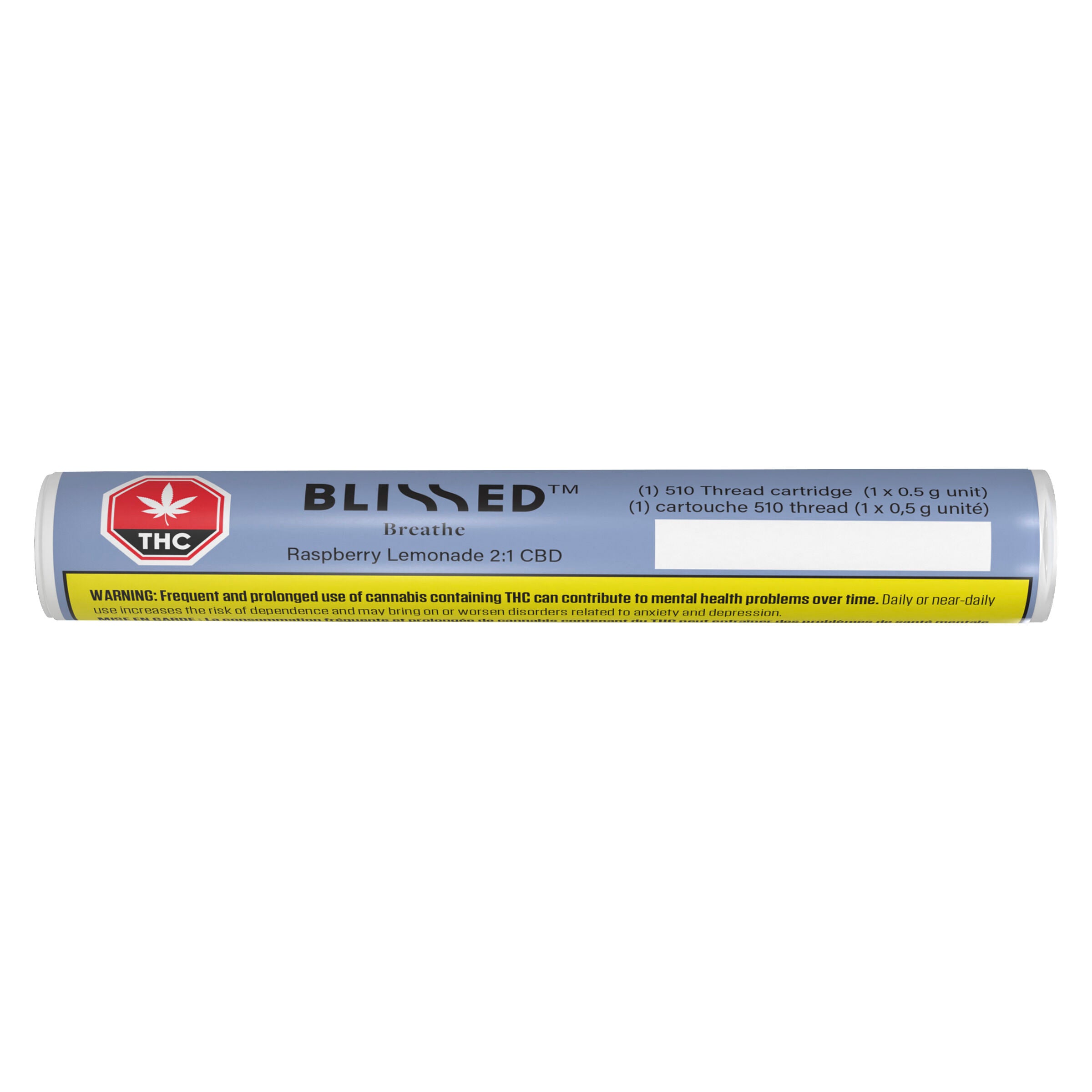 BLISSED BREATHE RASP LEMONADE 2:1 (IND) 510 - 0.5G