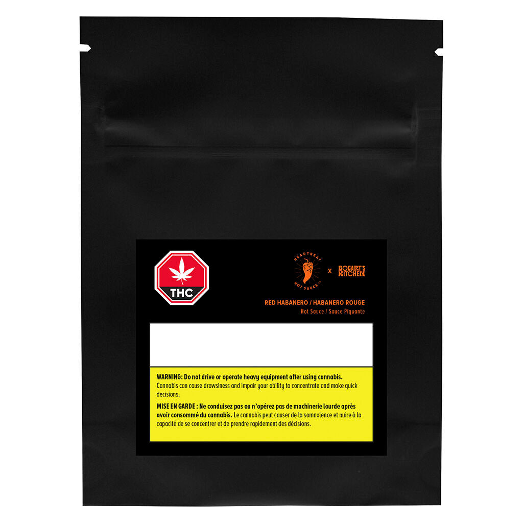 BOGARTS KITCHEN RED HABANERO HOT (H) SAUCE - 10MG THC X 10ML