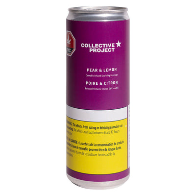 COLLECTIVE PROJECT PEAR LEMON SPRK TEA (H) BEV - 355ML