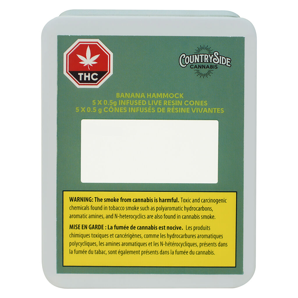 COUNTRYSIDE BANANA HAMMOCK (IND) INF PRE-ROLL - 0.5GX5