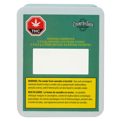 COUNTRYSIDE BANANA HAMMOCK (IND) INF PRE-ROLL - 0.5GX5