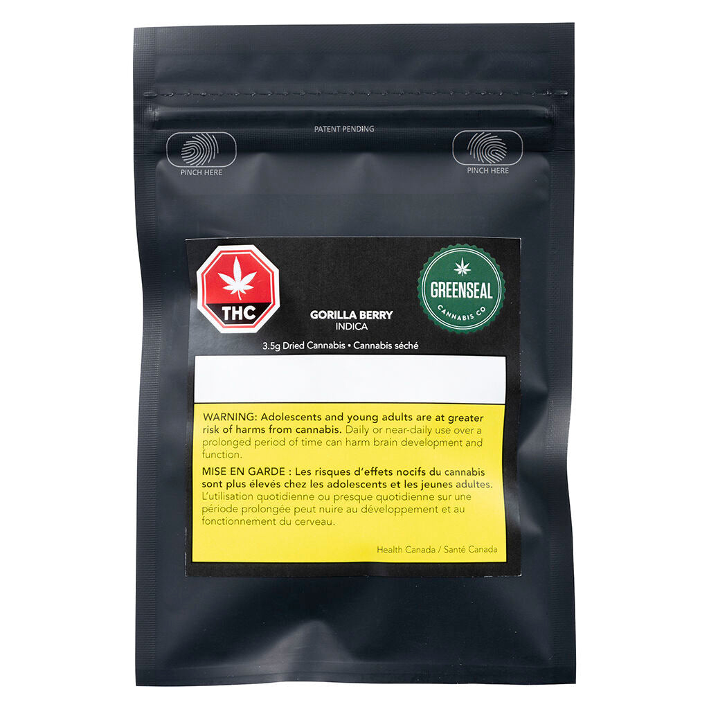 GREENSEAL GORILLA BERRY (IND) DRIED - 14G