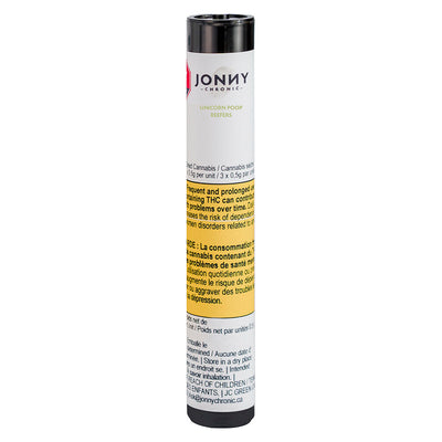 JONNY CHRONIC UNICORN POOP (IND) PRE-ROLL - 0.5GX3