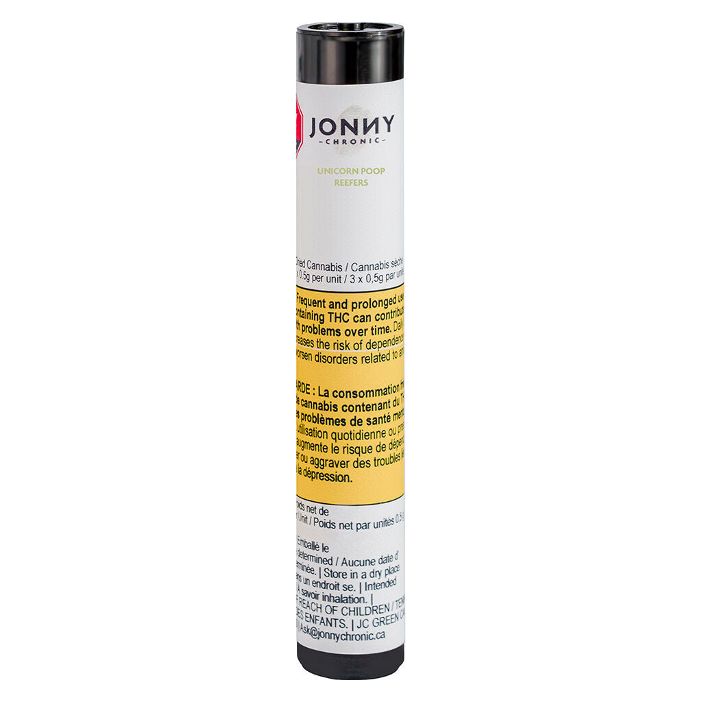JONNY CHRONIC UNICORN POOP (IND) PRE-ROLL - 0.5GX3