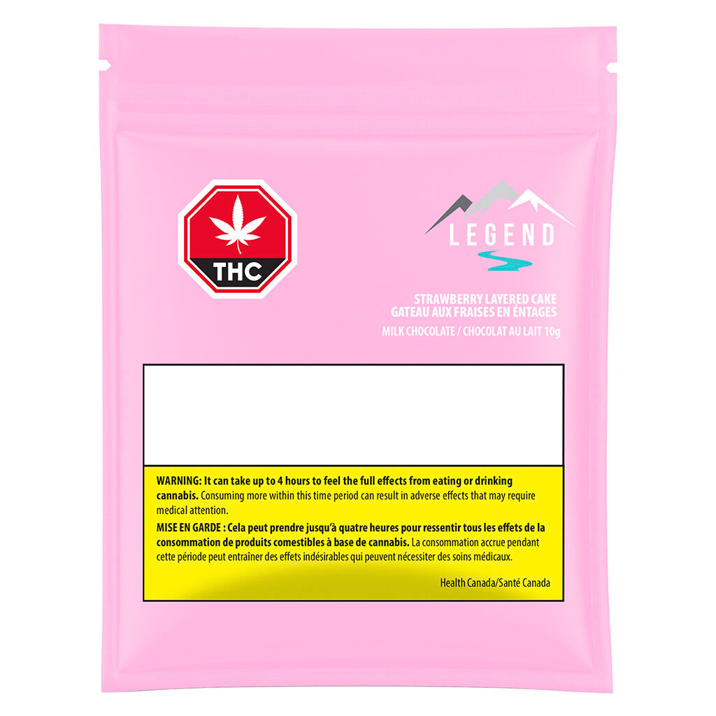 LEGEND STRAWBERRY LAYER CAKE MC (H) CHOC - 10MG THC X 1