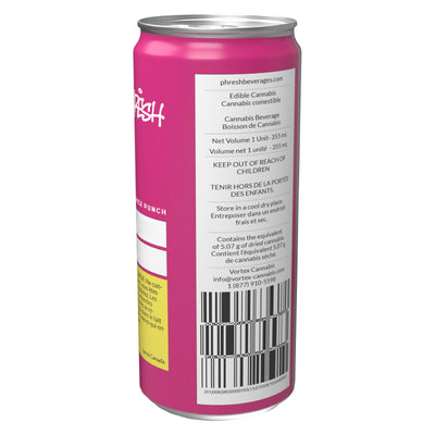 PHRESH SUMMER PUNCH SPARKLING WATER (H) BEV - 355ML