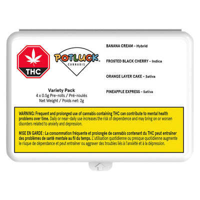 POTLUCK TASTER PACK (H) PRE-ROLL - 0.5GX4