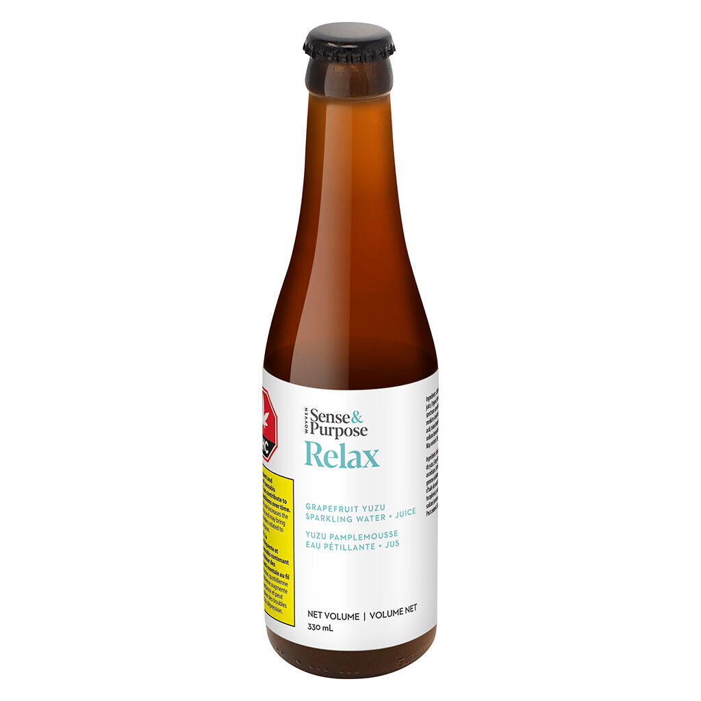 SENSE&PURPOSE RELAX 5:5 SPARKLING (H) BEV 5MG THC:CBD X330ML