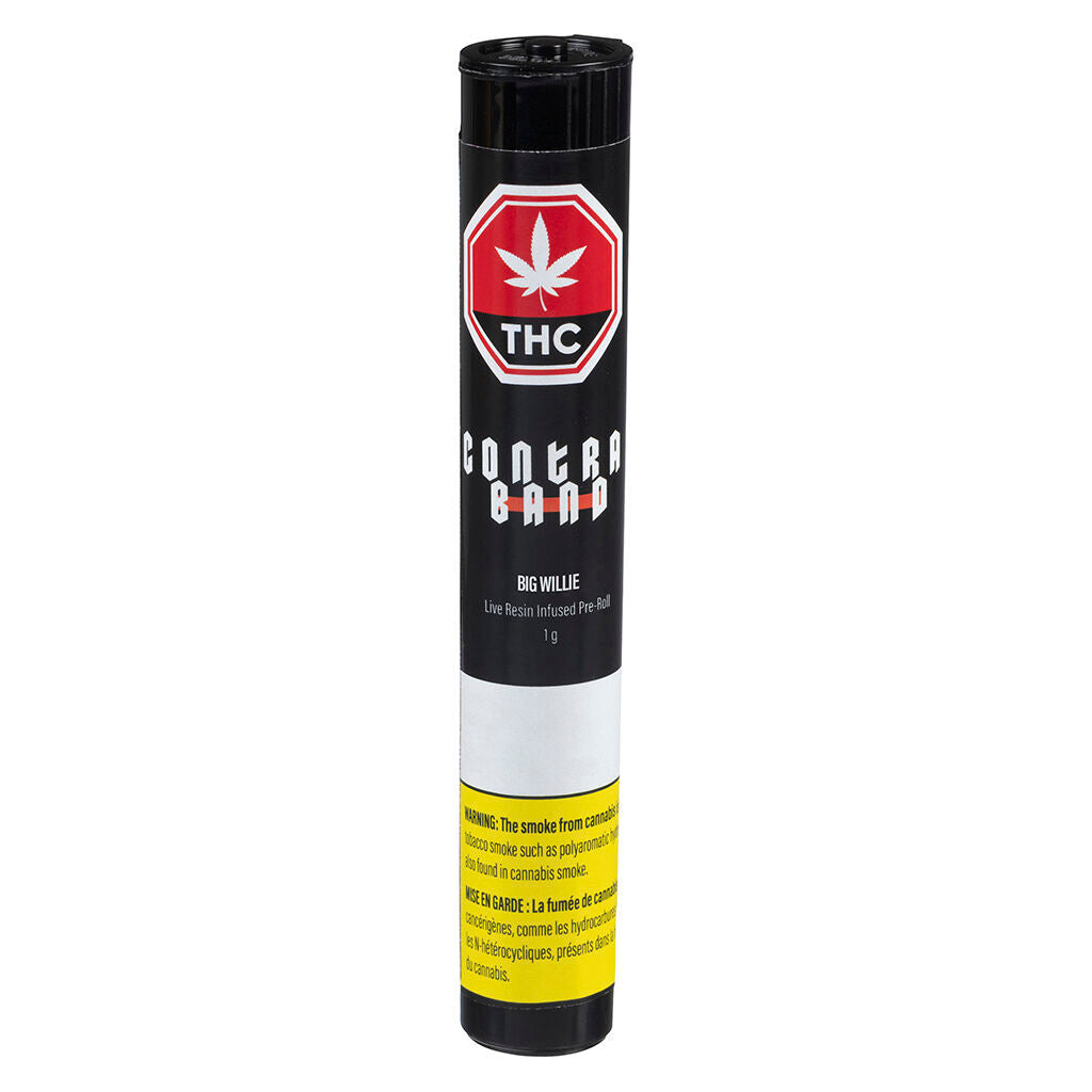 CONTRABAND BIG WILLIE LIVE RESIN (H) INF PRE-ROLL - 1GX1