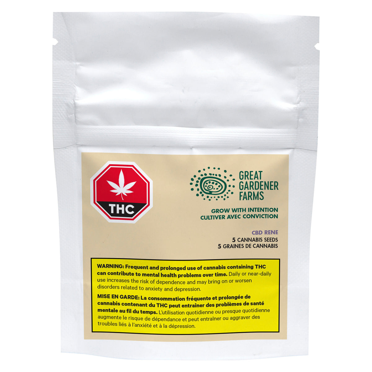GREAT GARDENER CBD RENE (FEM) (H) SEEDS - 5PK
