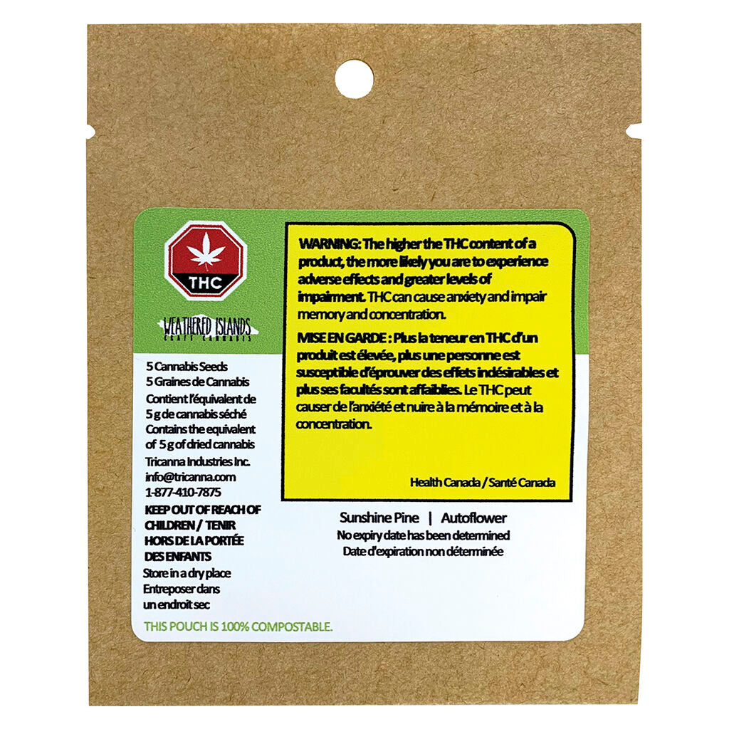WEATHERED ISLANDS SUNSHINE PINE (AUTO) (H) SEED - 5PK