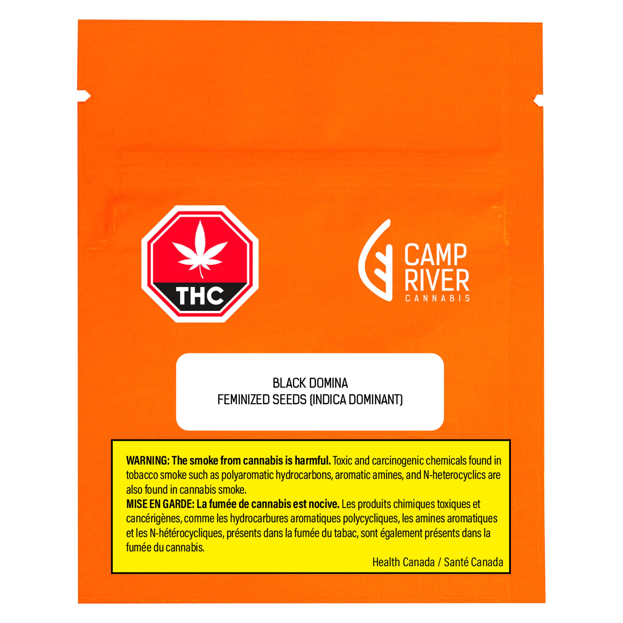 CAMP RIVER BLACK DOMINA (FEM) (IND) SEED - 4PK