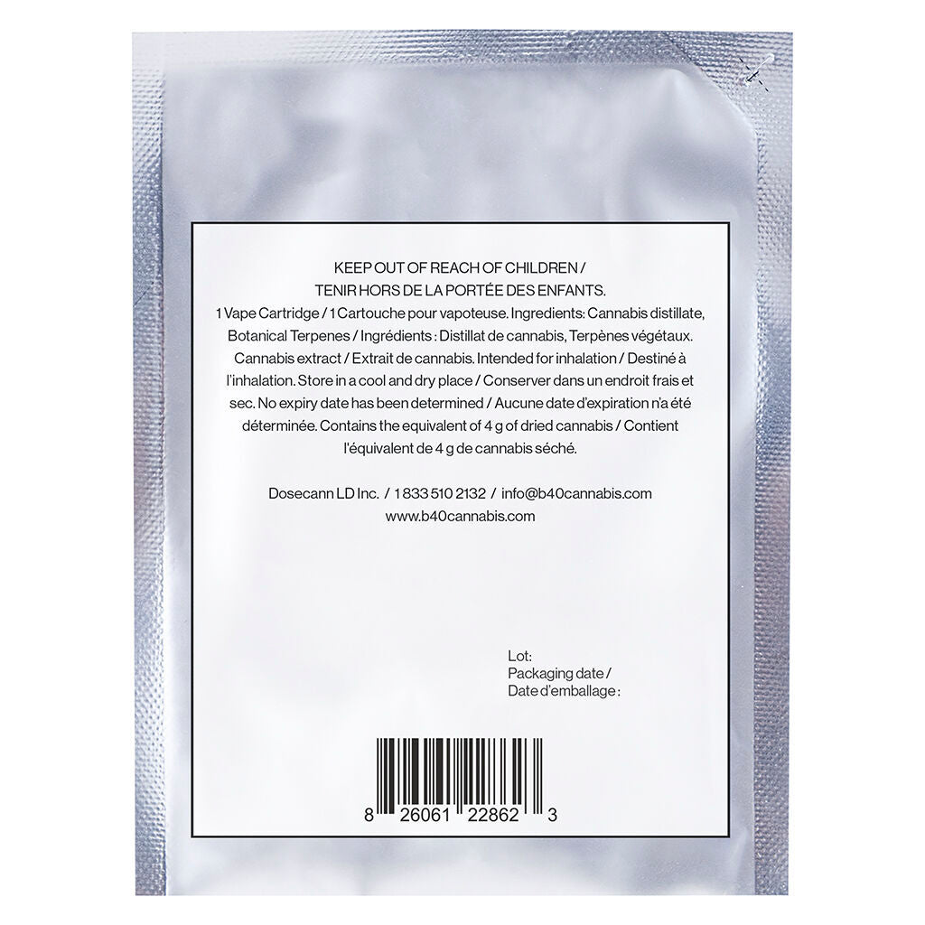 BACK FORTY STRAWBERRY COUGH (S) 510 - 1G