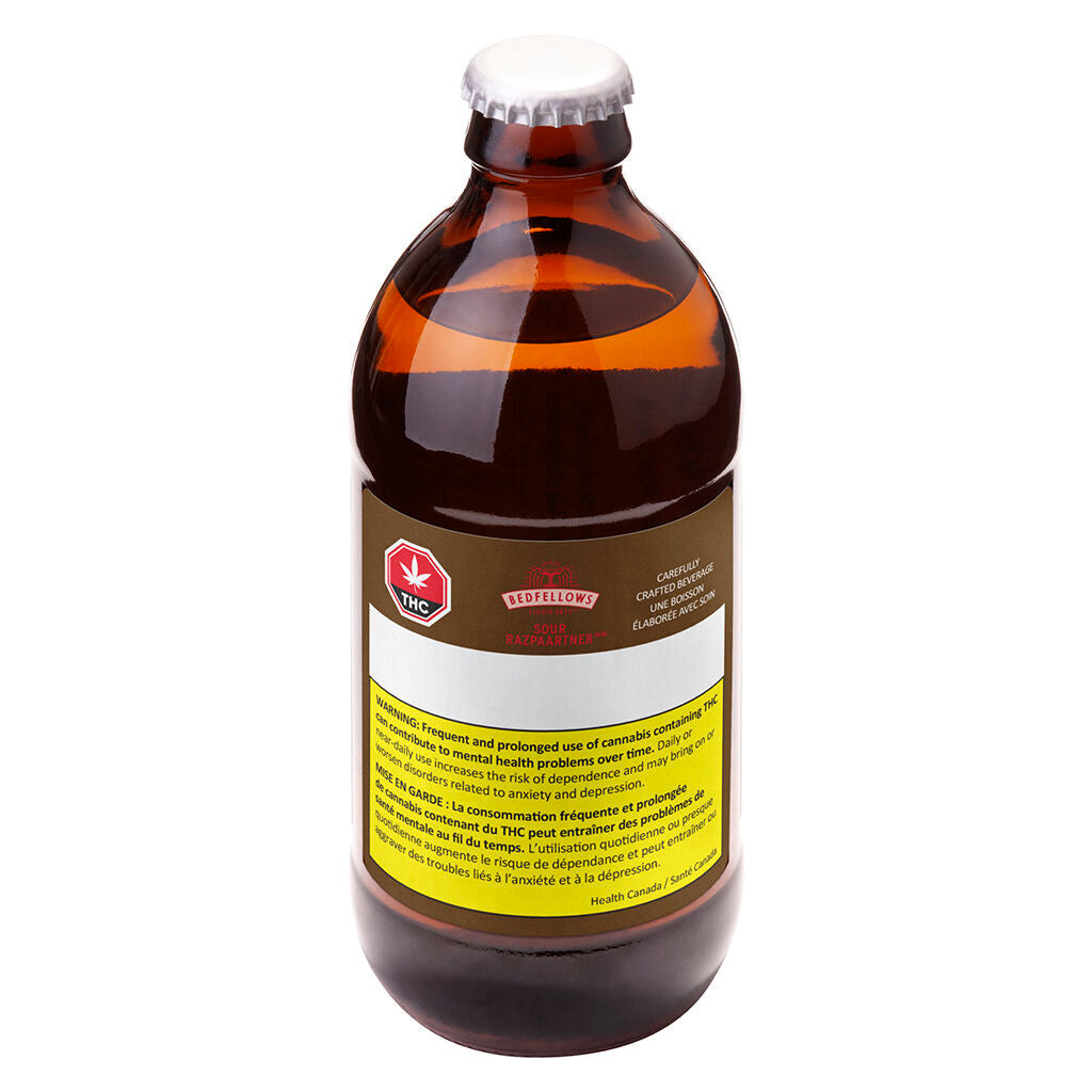 BEDFELLOWS SOUR RAZPAARTNER (H) BEV 10MGTHC: 2MGCBD 355ML