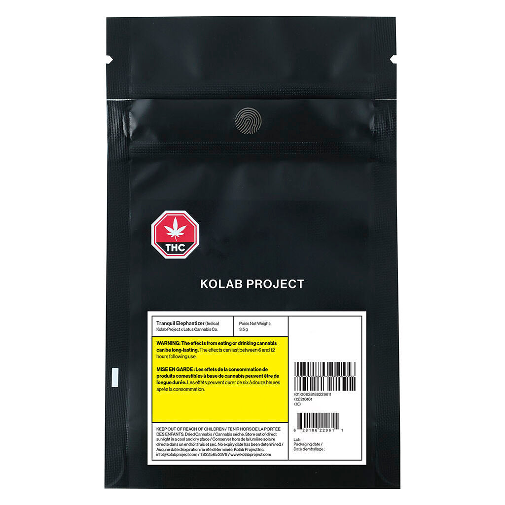 KOLAB PROJECT LOTUS TRANQUIL ELEPHANTIZER (IND) DRIED - 3.5G