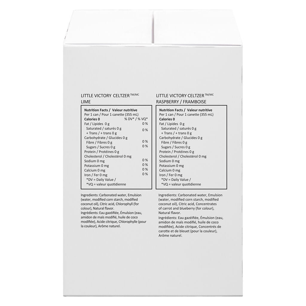 LITTLE VICTORY CELZER MIX PACK 1:1 LIM/RAS (H) BEV - 355MLX4
